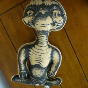 Rare Vintage ET  Stuffed Printed Fabric Doll